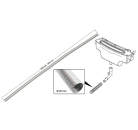 Fresh air box drainage hose (aluminum)